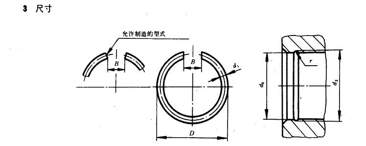 孔用钢丝挡圈