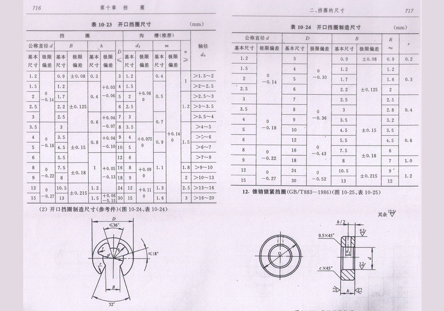 挡圈标准查询